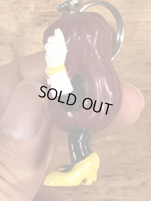 カリフォルニアレーズンのPVCフィギュアのビンテージキーホルダー