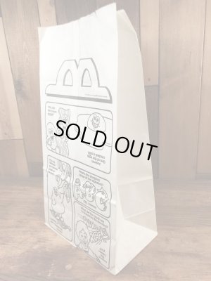 マクドナルドのハッピーミールのヴィンテージペーパーバッグ