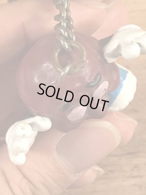 カリフォルニアレーズンのPVCフィギュアのビンテージキーホルダー