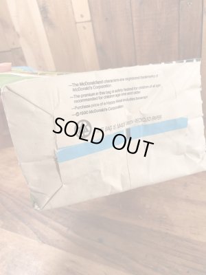 マクドナルドのハッピーミールのヴィンテージペーパーバッグ