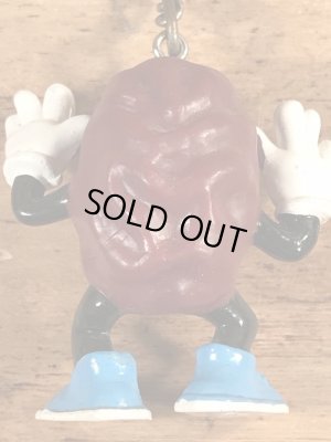 カリフォルニアレーズンのPVCフィギュアのビンテージキーホルダー