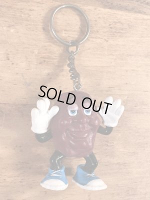 カリフォルニアレーズンのPVCフィギュアのビンテージキーホルダー