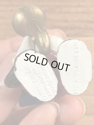 カリフォルニアレーズンのPVCフィギュアのビンテージキーホルダー