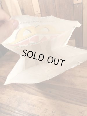 マクドナルドのハッピーミールのビンテージ紙袋