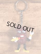 The California Raisins “Microphone Lady” PVC Figure Keychain　カリフォルニアレーズン　ビンテージ　キーホルダー　PVCフィギュア　80年代