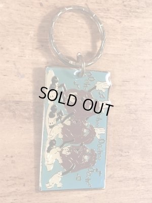 カリフォルニアレーズンのエナメル加工のビンテージキーホルダー