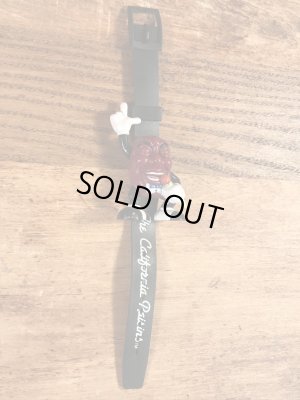 カリフォルニアレーズンのマイクロフォンシンガーのビンテージ腕時計