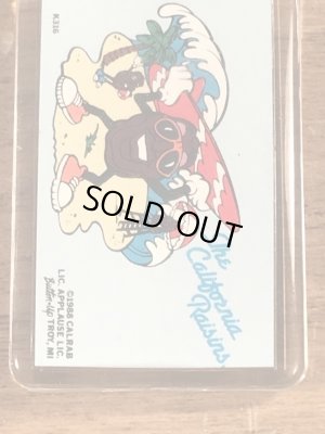 カリフォルニアレーズンズのサーファーのヴィンテージキーホルダー