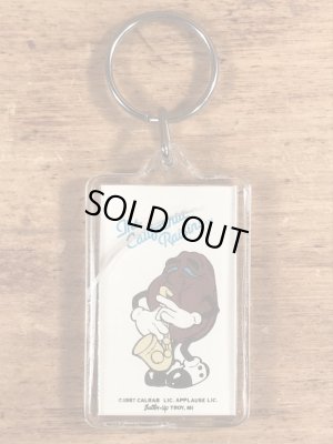 アドバタイジングキャラクターのカリフォルニアレーズンズのヴィンテージキーホルダー