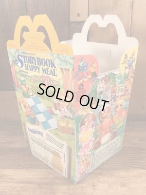 マクドナルドのMuppet Babies Storybookのビンテージハッピーミールトイボックス