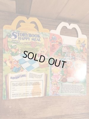 マクドナルドのMuppet Babies Storybookのビンテージハッピーミールトイボックス