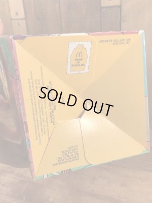 マクドナルドのガーフィールドのヴィンテージハッピーミールトイボックス