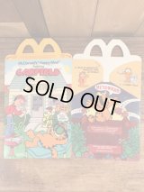 McDonald's “Garfield” Happy Meal Box　マクドナルド　ビンテージ　ハッピーミールボックス　ミールトイ　80年代