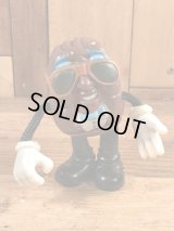 California Raisins “Sunglasses” Vinyl Bendable Doll　カリフォルニアレーズン　ビンテージ　ビニールドール　80年代