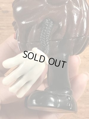 カリフォルニアレーズンに似たビニール製のビンテージドール