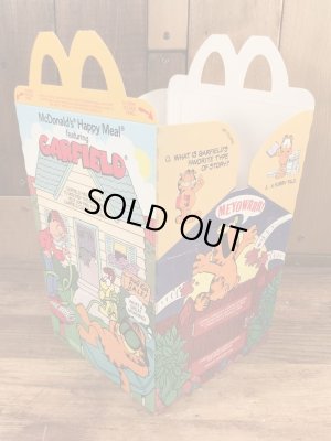 マクドナルドのGarfieldのビンテージハッピーミールトイボックス