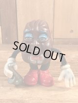 California Raisins “Sax Player” Vinyl Bendable Doll　カリフォルニアレーズン　ビンテージ　ベンダブルドール　80年代