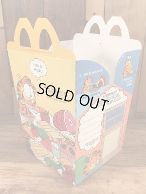 マクドナルドのガーフィールドのヴィンテージハッピーミールトイボックス