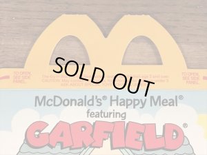 マクドナルドのガーフィールドのヴィンテージハッピーミールトイボックス