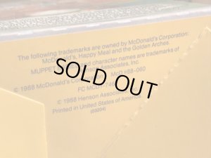 マクドナルドのMuppet Babies Storybookのビンテージハッピーミールトイボックス