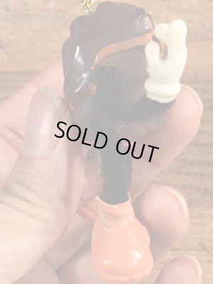 カリフォルニアレーズンのハートを持ったビンテージオーナメントドール