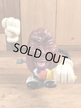 The California Raisins “Microphone Singer” Wind-Up Figure　カリフォルニアレーズンズ　ビンテージ　ワインドアップトイ　トコトコ人形　80年代