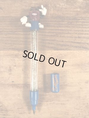 カリフォルニアレーズンのPVCフィギュアが付いたビンテージボールペン