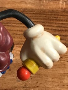 他の写真1: The California Raisins “Microphone Singer” Wind-Up Figure　カリフォルニアレーズンズ　ビンテージ　ワインドアップトイ　トコトコ人形　80年代