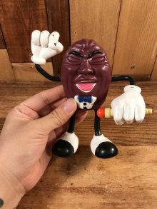 他の写真3: The California Raisins “Microphone Singer” Bendable PVC Figure　カリフォルニアレーズンズ　ビンテージ　ベンダブルフィギュア　くねくね人形　80年代