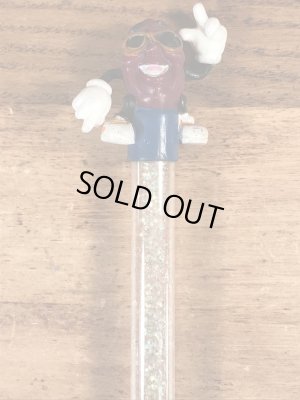 カリフォルニアレーズンのPVCフィギュアが付いたビンテージボールペン