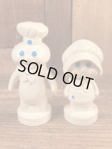 Pillsbury Doughboy “Poppin Fresh & Poppie” Salt & Pepper　ドゥーボーイ　ビンテージ　ソルト＆ペッパー　ポッピンフレッシュ　70年代