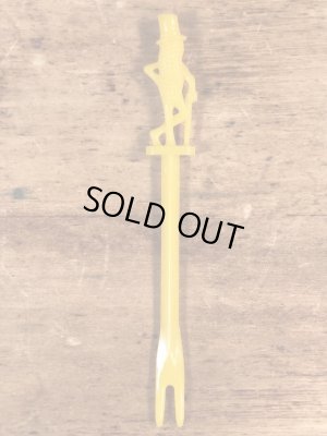 企業キャラクターのミスターピーナッツのヴィンテージカクテルスティック