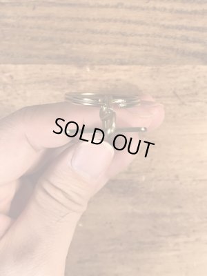 企業キャラクターのミスターピーナッツのビンテージキーホルダー