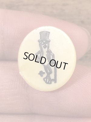 アドバタイジングキャラクターのミスターピーナッツのヴィンテージプラスチックピン