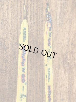 アドバタイジングキャラクターのミスターピーナッツのヴィンテージシューレース