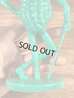 企業キャラクターのミスターピーナッツのビンテージ貯金箱フィギュア