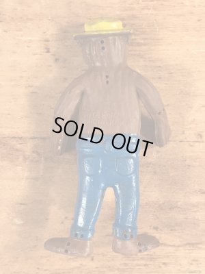 スモーキーベアのPVC製のヴィンテージベンダブルフィギュア