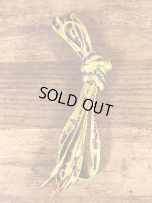 企業キャラクターのミスターピーナッツのビンテージ靴紐