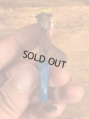 スモーキーベアのPVC製のヴィンテージベンダブルフィギュア