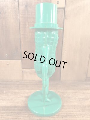 企業キャラクターのミスターピーナッツのビンテージ貯金箱フィギュア