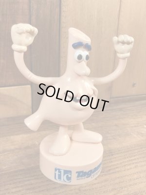 企業キャラクターのタガメットのビンテージPVCフィギュア