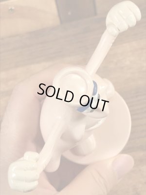 企業キャラクターのタガメットのビンテージPVCフィギュア