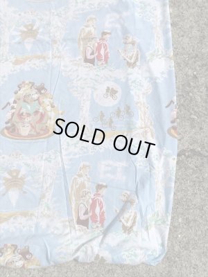 イーティーのツインサイズのビンテージボックスシーツ