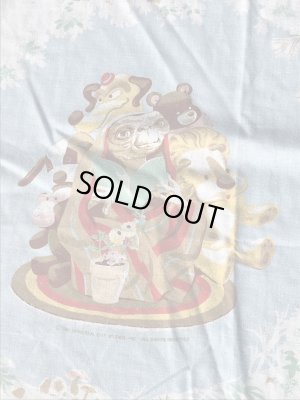 E.T.のツインサイズのヴィンテージBoxシーツ