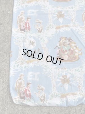 E.T.のツインサイズのヴィンテージBoxシーツ