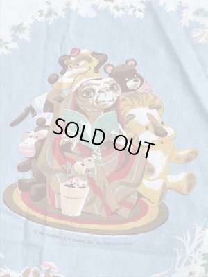 E.T.のツインサイズのヴィンテージBoxシーツ