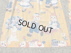 ラガディアン＆アンディの2枚組セットのビンテージカーテン