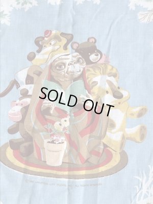 E.T.のツインサイズのヴィンテージBoxシーツ