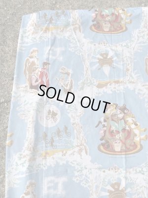 E.T.のツインサイズのヴィンテージBoxシーツ