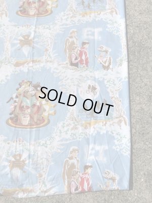 イーティーのツインサイズのビンテージボックスシーツ